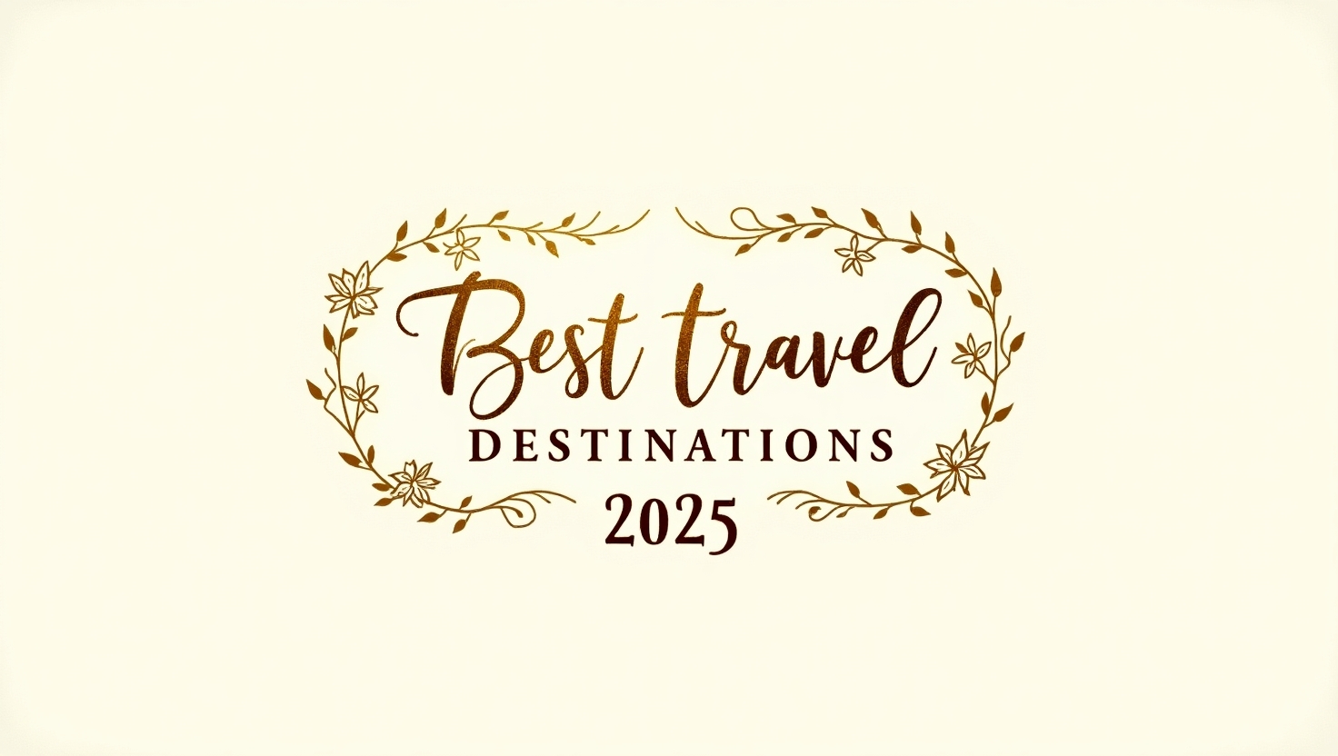 Best travel destinations for 2025