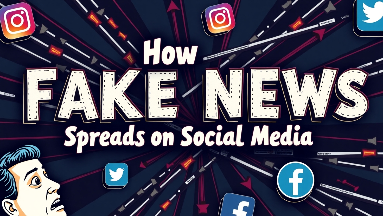 How fake news spreads on social media