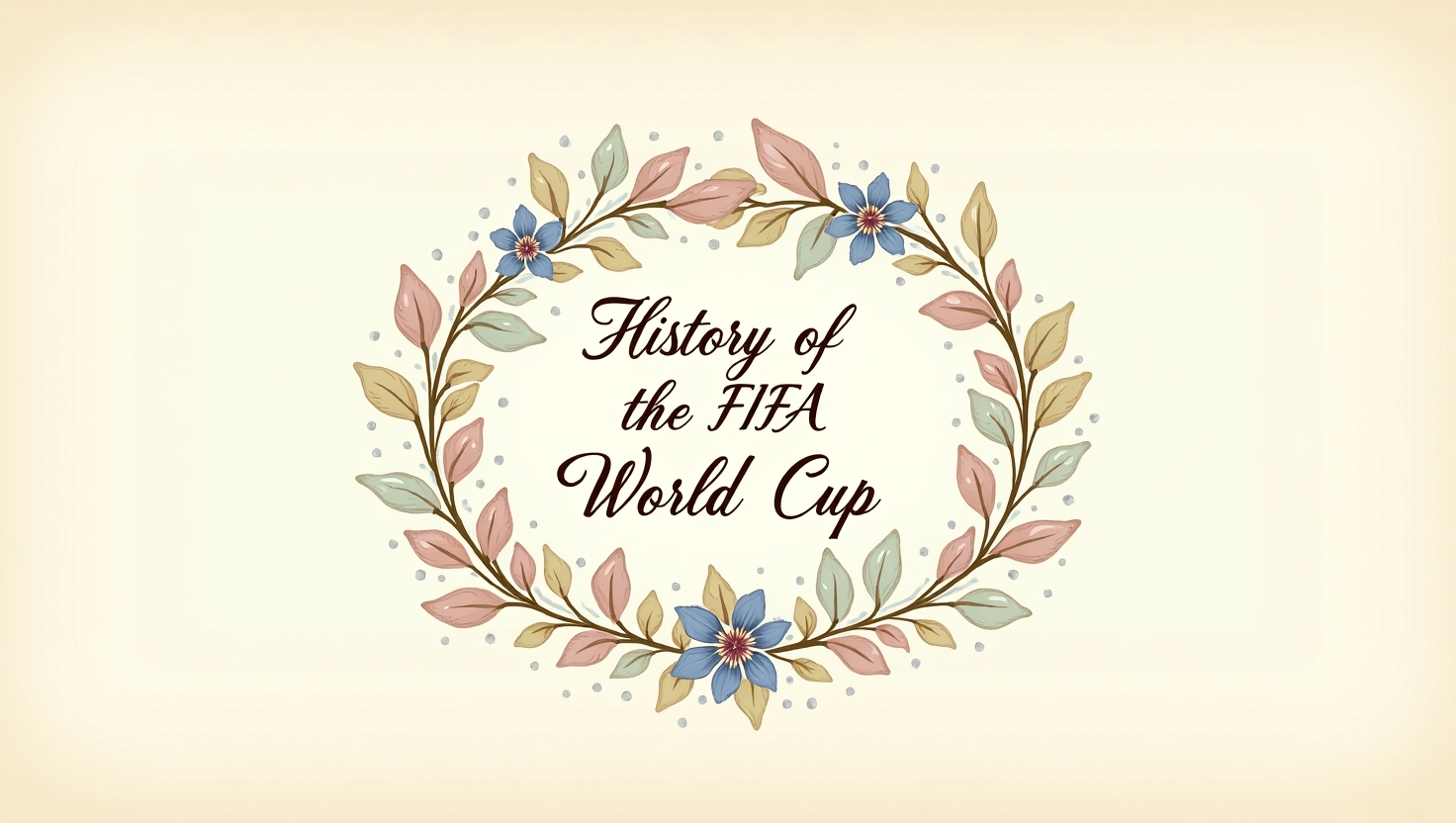 History of the FIFA World Cup