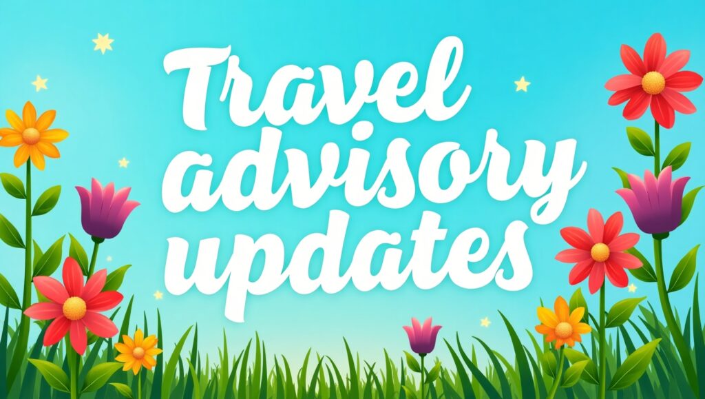 travel advisory updates