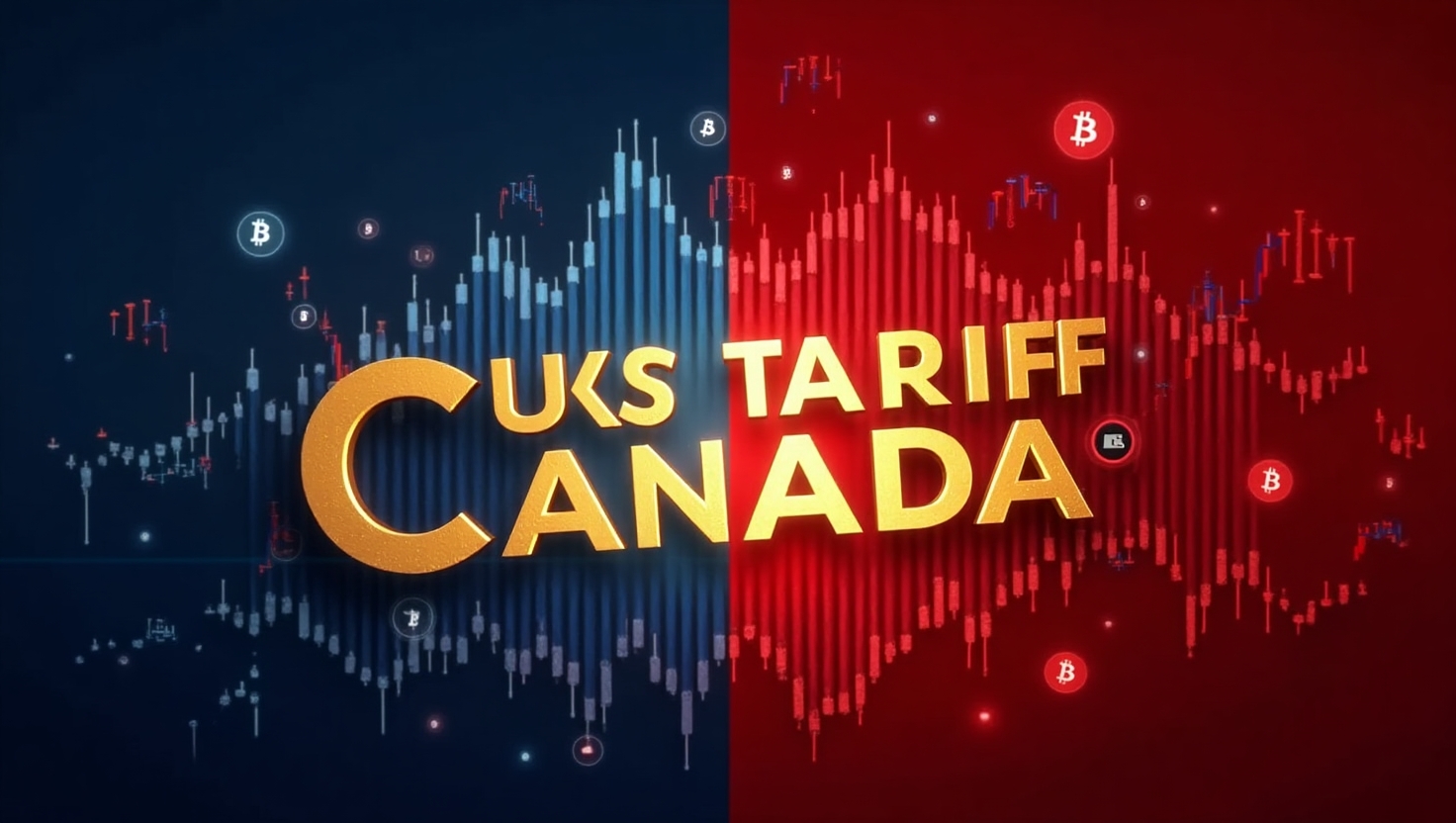 “US markets Trump tariff Canada Bitcoin”