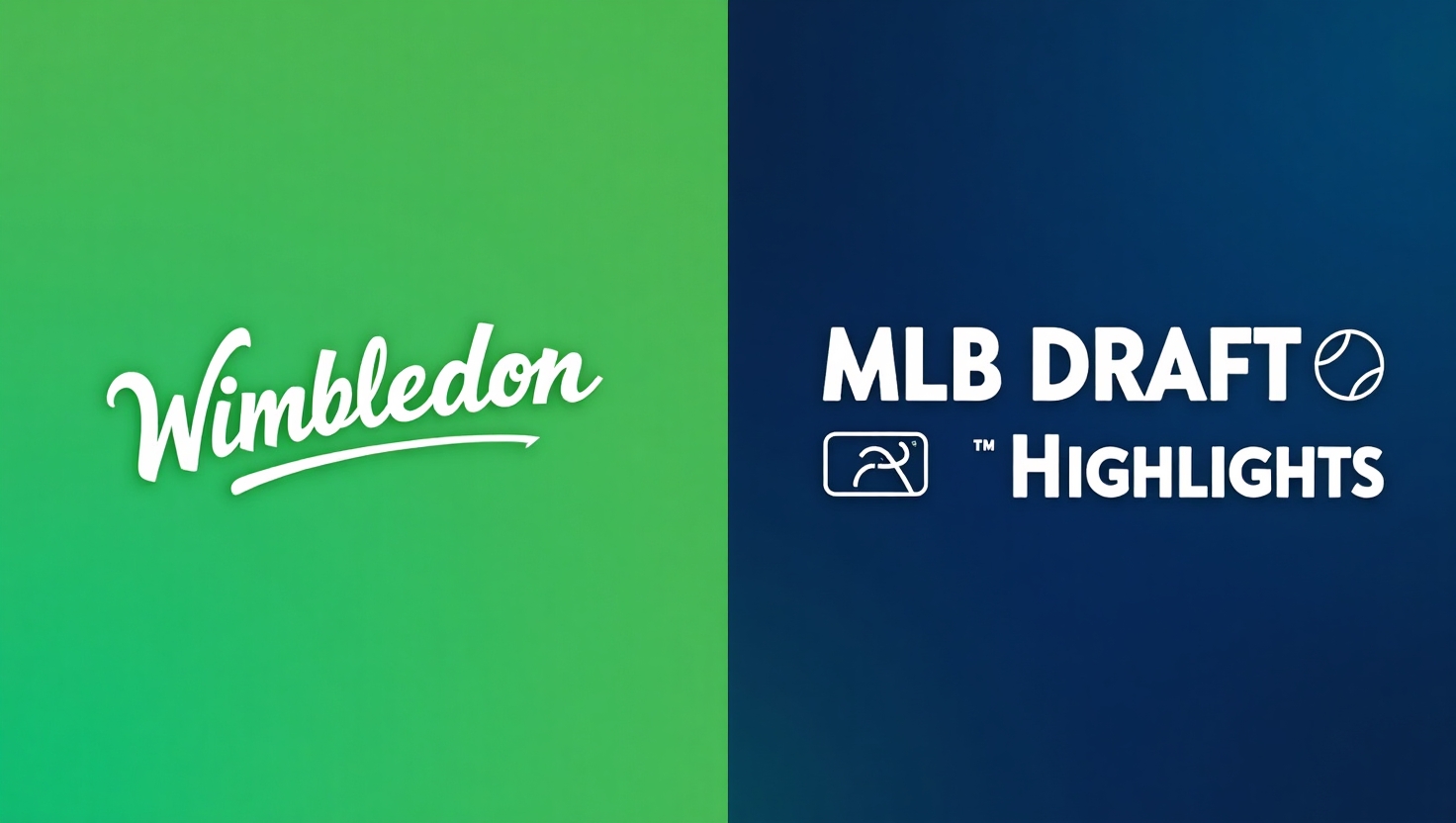 Wimbledon & MLB Draft Highlights