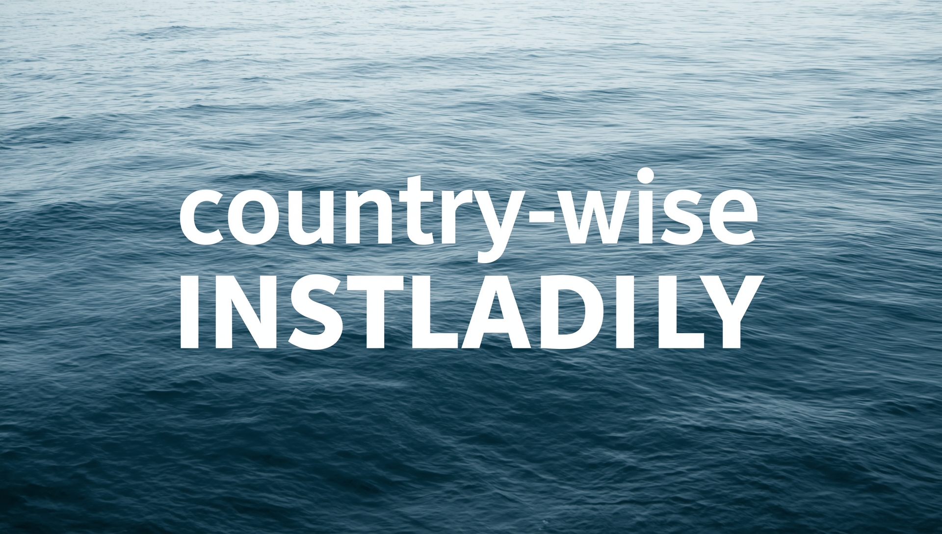 country-wise political instability